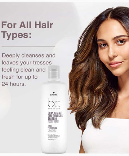 Bonacure Tocopherol Clean Balance Deep Cleansing Shampoo