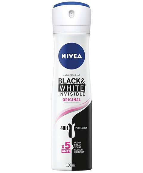 Invisible Anti Perspirant Deodorant Spray For Black And White