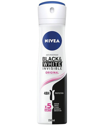 Invisible Anti Perspirant Deodorant Spray For Black And White