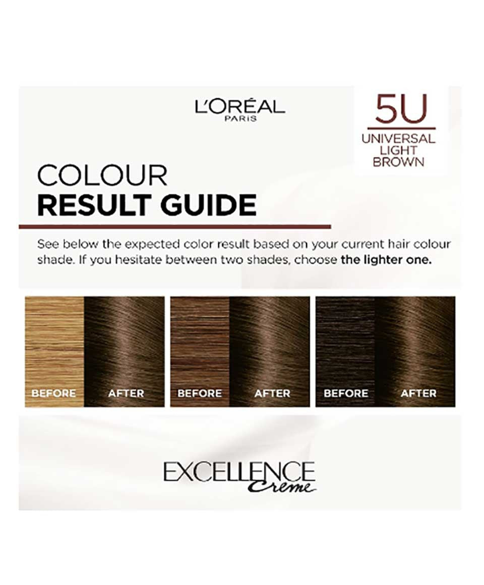 Excellence Creme Triple Care Hair Colour 5U Universal Light Brown