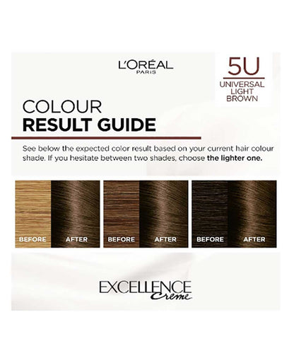 Excellence Creme Triple Care Hair Colour 5U Universal Light Brown