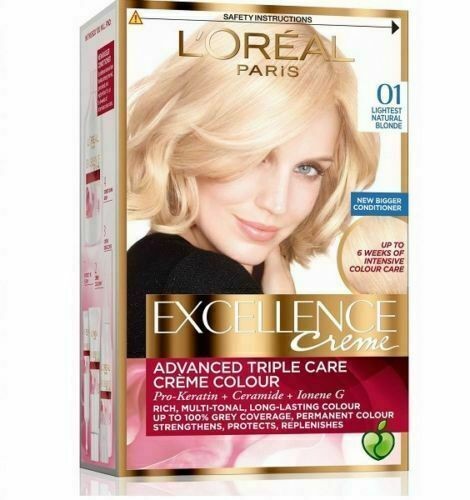 Excellence Creme Advanced Triple Care Creme Colour 01 Lightest Natural Blonde