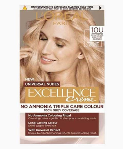 Excellence Creme Triple Care Hair Colour 10U Universal Lightest Blonde