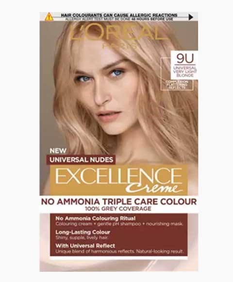 Excellence Creme Triple Care Hair Colour 9U Universal Very Light Blonde