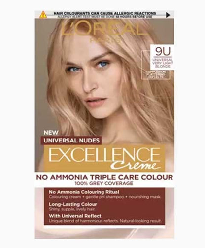 Excellence Creme Triple Care Hair Colour 9U Universal Very Light Blonde
