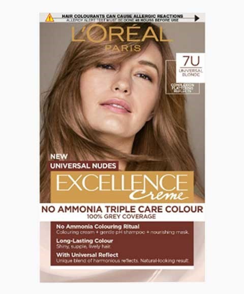 Excellence Creme Triple Care Hair Colour 7U Universal Blonde