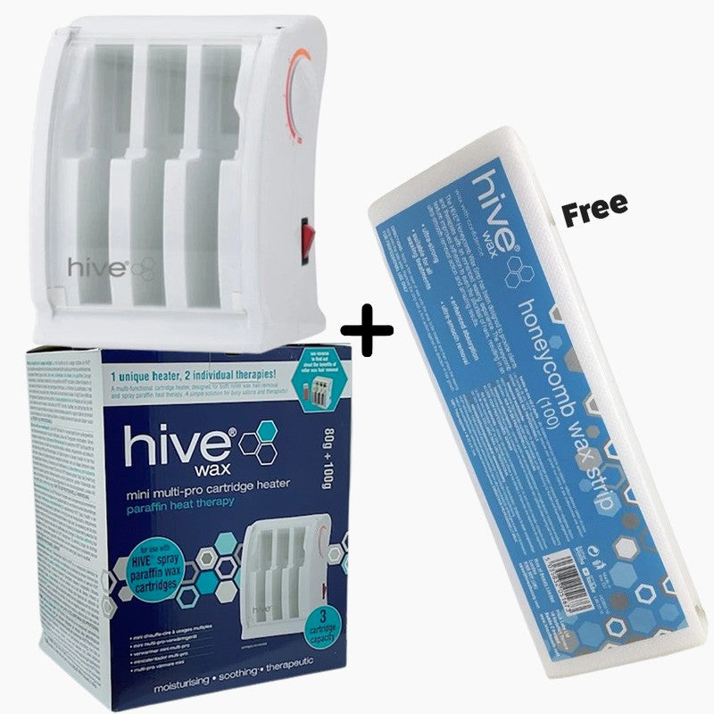 Hive Pro Cartridge Heater 3 Cartridge Capacity With Honeycomb Wax Strip Combo