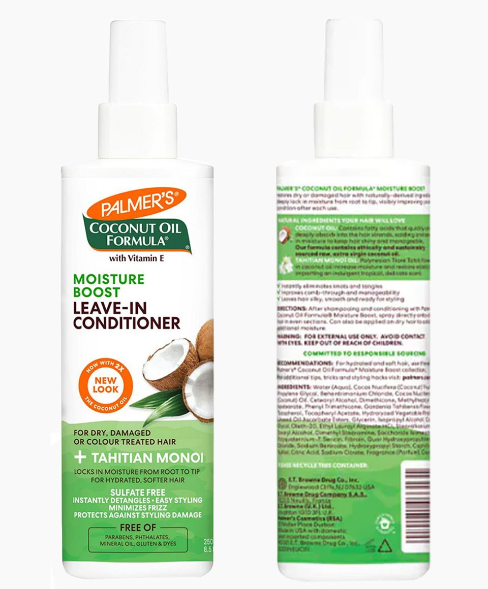 Coconut Oil Formula Moisture Boost Leave In Conditioner