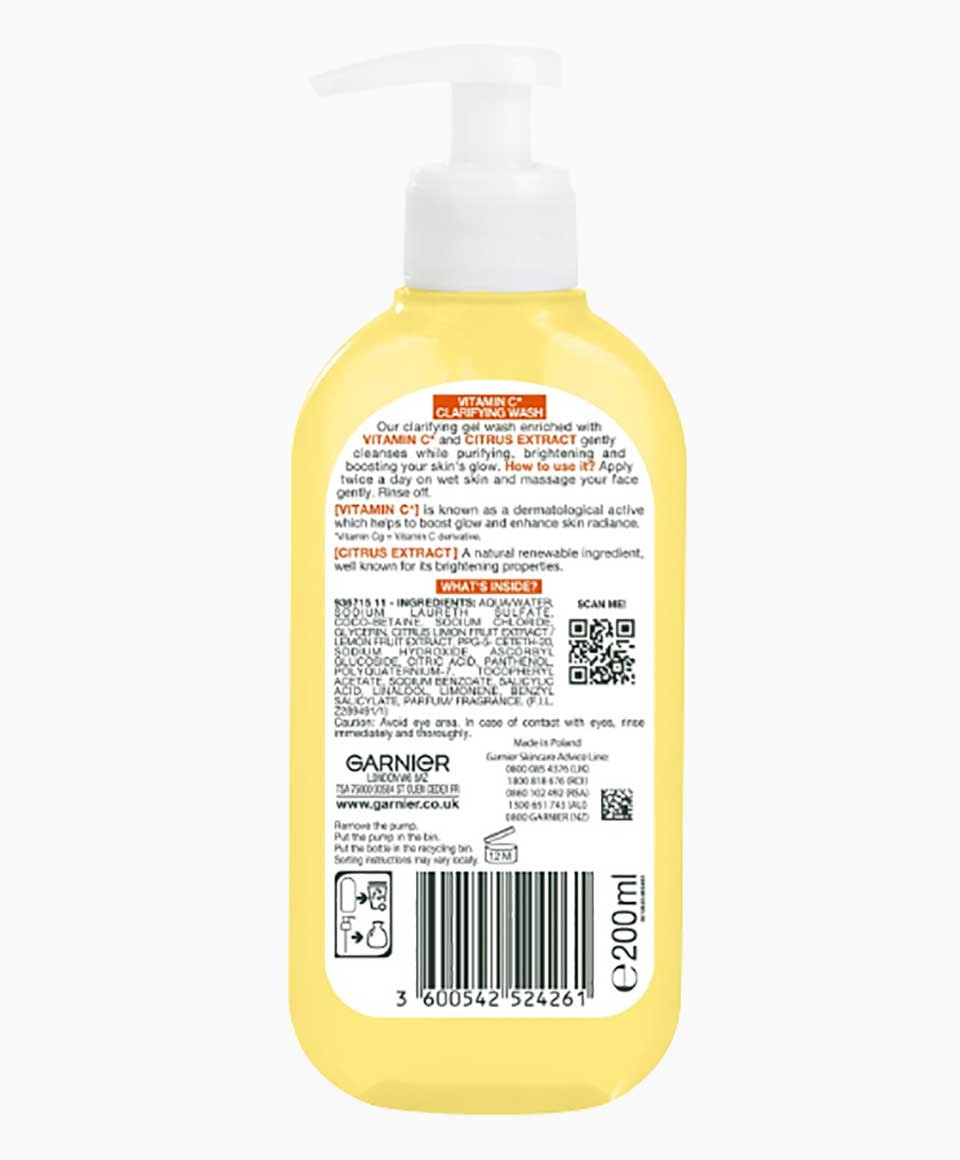 Skin Active Vitamin C Clarifying Wash