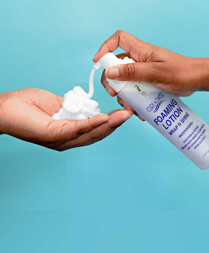 EBIN New York  Curl And Twist Foaming Lotion Wrap And Shine Moisturizing