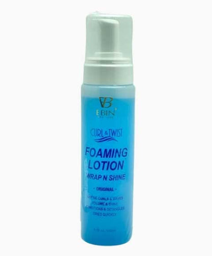 EBIN New York  Curl And Twist Foaming Lotion Wrap And Shine Original