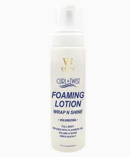 EBIN New York  Curl And Twist Foaming Lotion Wrap And Shine Volumizing