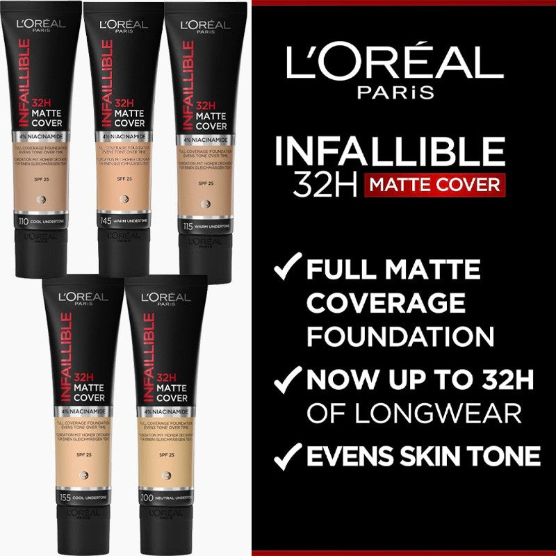 Loreal  Infaillible 32H Matte Cover Full Coverage Foundation