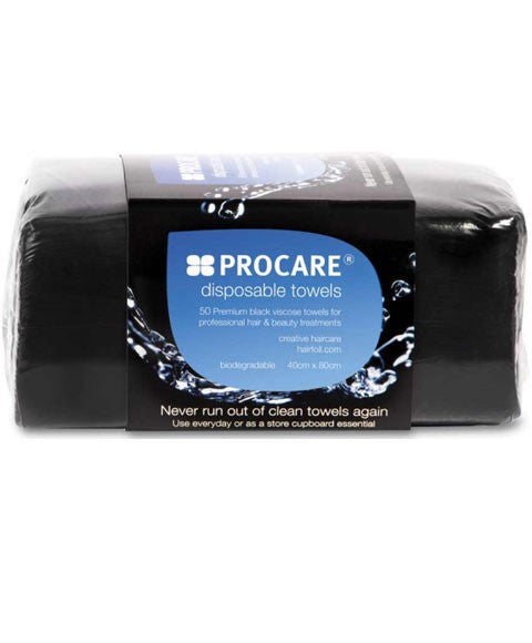 Procare Black Disposable Towels