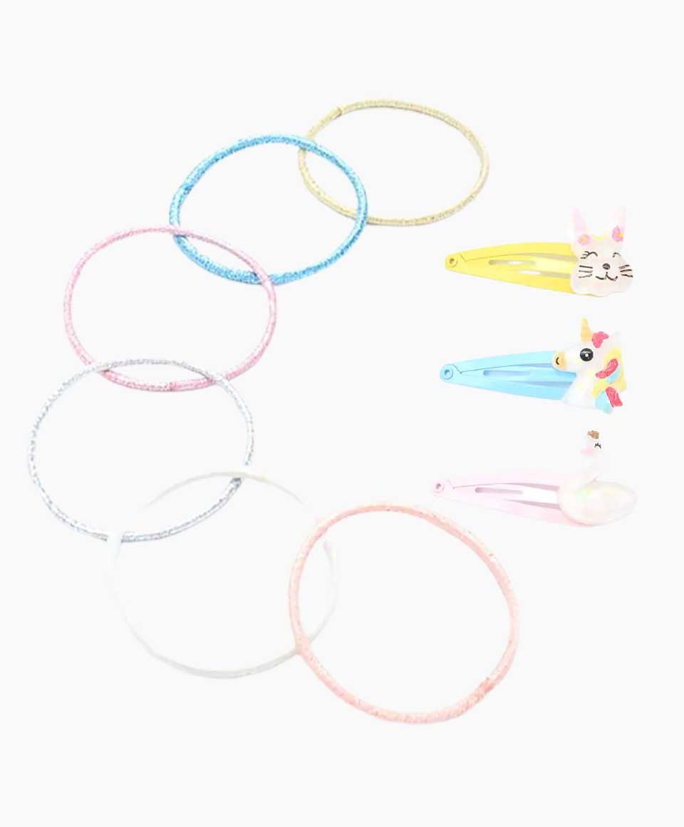 Molly And Rose Animal Sleepies And Elastics Set