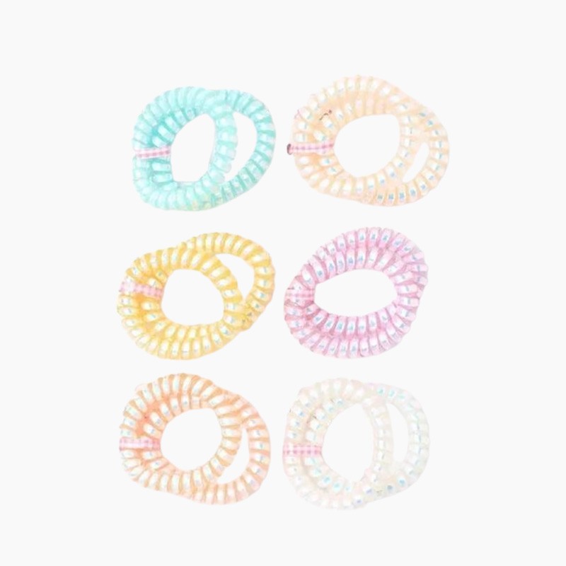 Molly And Rose Telephone Elastics Metallic Colours 7095