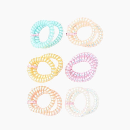 Molly And Rose Telephone Elastics Metallic Colours 7095
