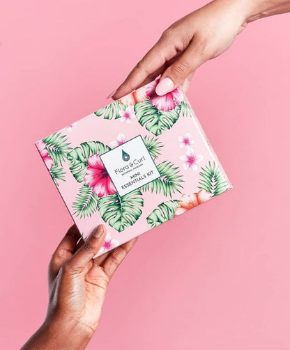 Flora And Curl Botanical Haircare Mini Essentials Kit