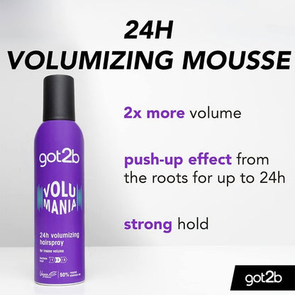 Got2b Volumania 24H Volumising Mousse