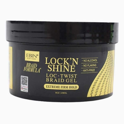 EBIN New York Braid Formula Lock N Shine Extreme Firm Hold Gel
