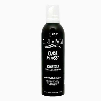 EBIN New York Curl And Twist Xtreme Curl Volumizing Curl Mousse