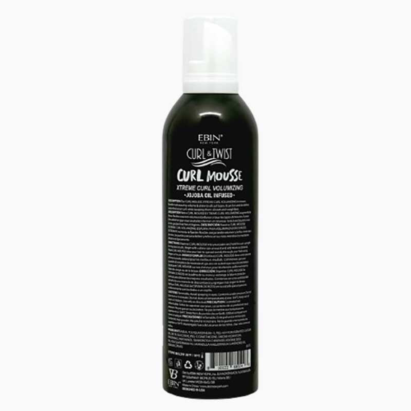 EBIN New York Curl And Twist Xtreme Curl Volumizing Curl Mousse