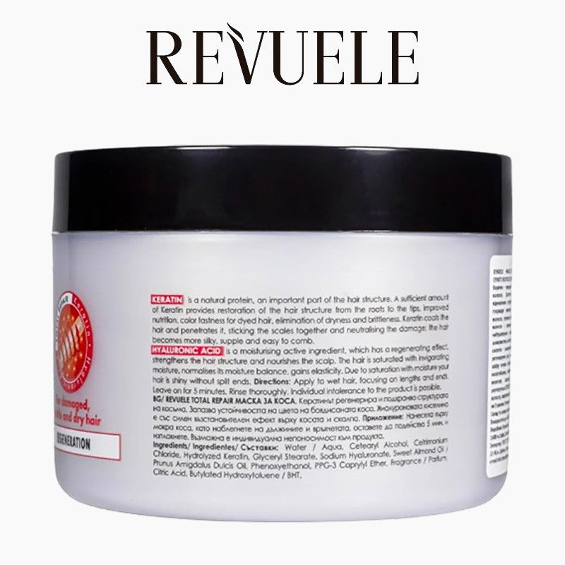 Revuele Total Repair Regeneration Hair Mask