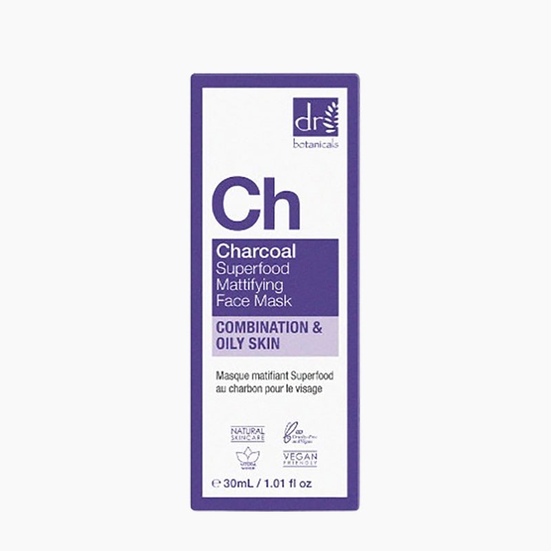 Dr Botanicals CH Charcoal Superfood Mattifying Face Mask