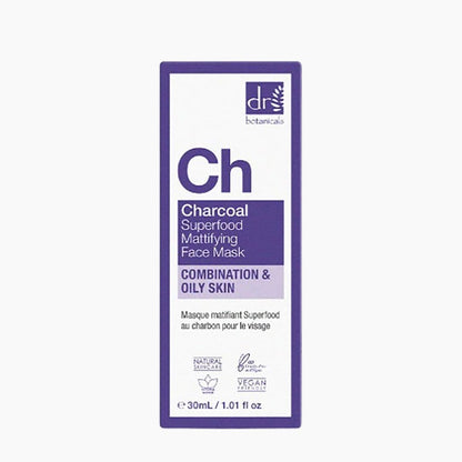 Dr Botanicals CH Charcoal Superfood Mattifying Face Mask