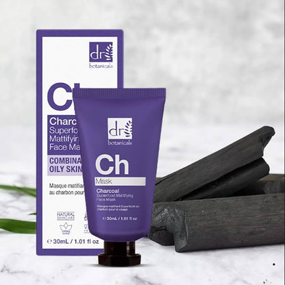Dr Botanicals CH Charcoal Superfood Mattifying Face Mask