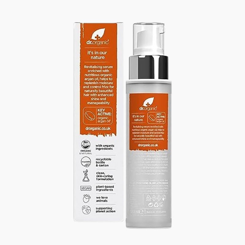 Bioactive Skincare Organic Moroccan Argan Oil Hair Treatment Serum