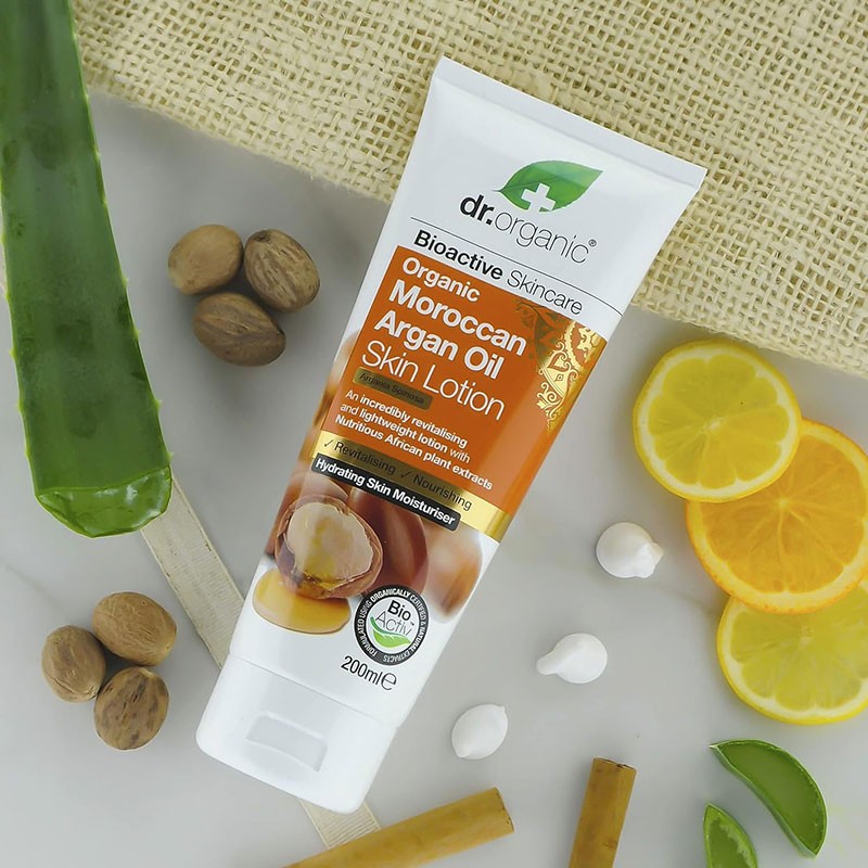 Bioactive Skincare Organic Moroccan Argan Oil Skin Lotion