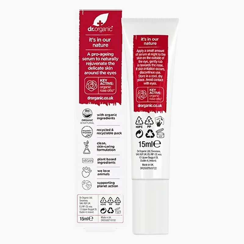 Bioactive Skincare Organic Rose Otto Eye Serum