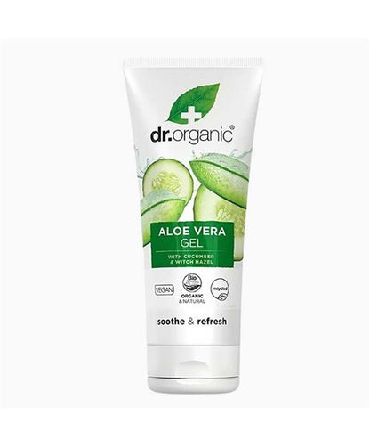 Organic Aloe Vera Gel With Cucumber And Witch Hazel