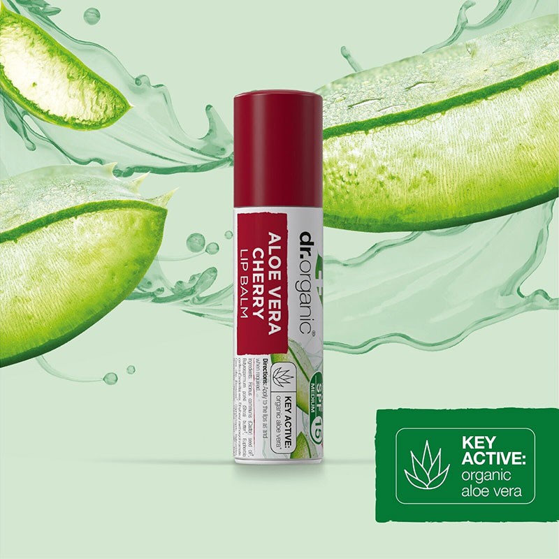 Organic Plus Aloe Vera Cherry Lip Balm