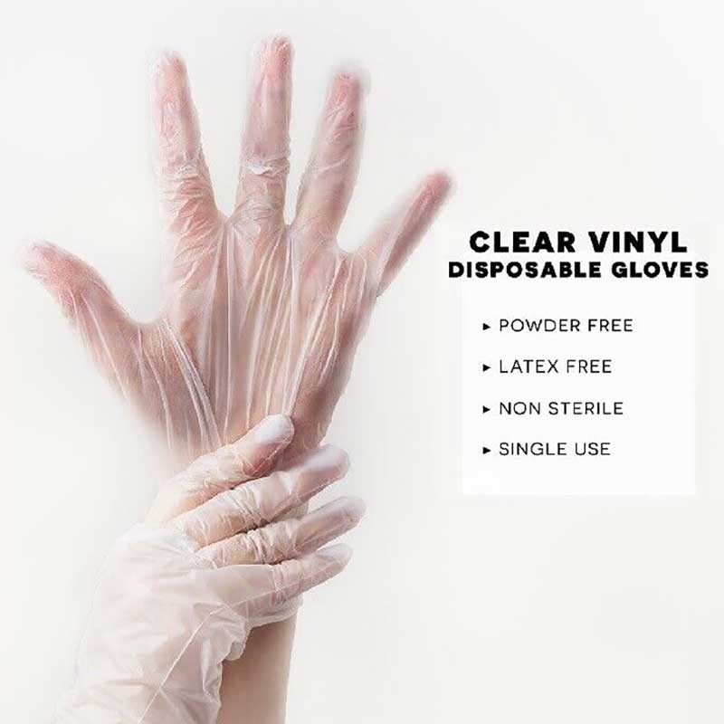 Uni Gloves Unicare Vinyl Powder Free Gloves