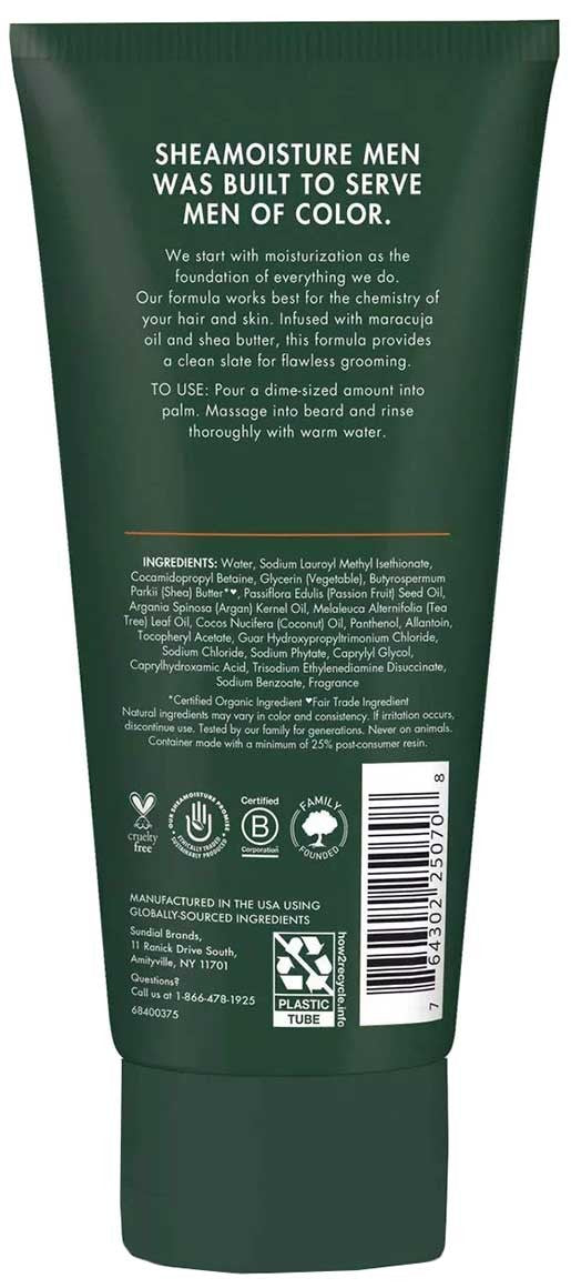 Men Maracuja Oil And Shea Butter Beard Wash