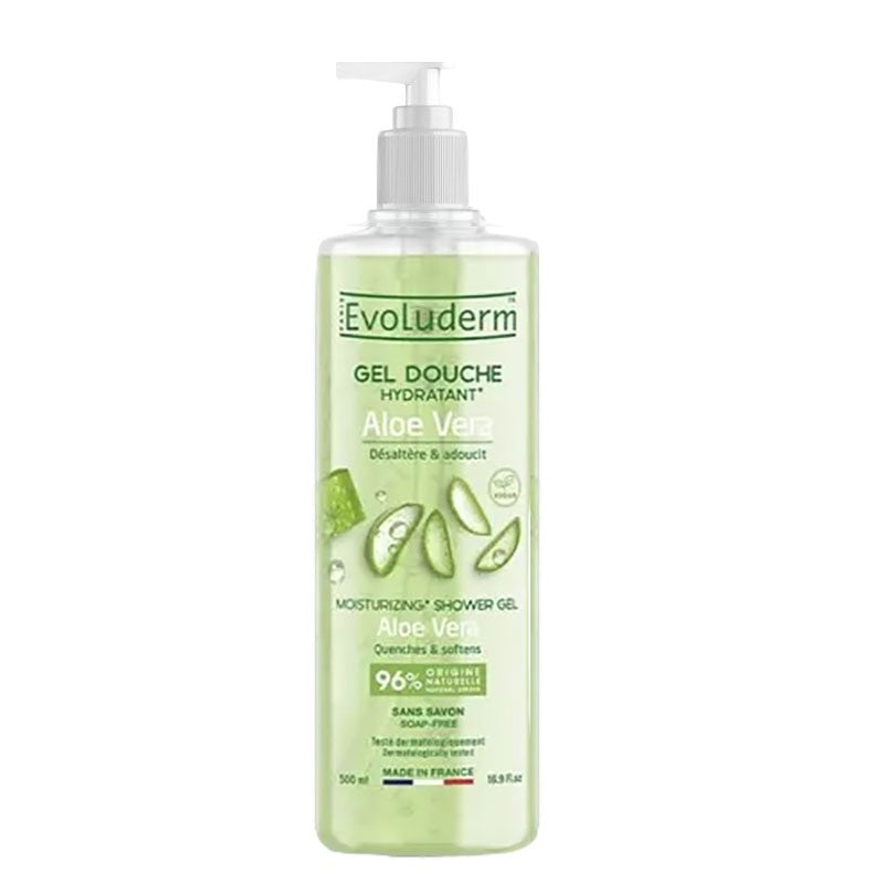 Evoluderm Moisturizing Aloe Vera Shower Gel