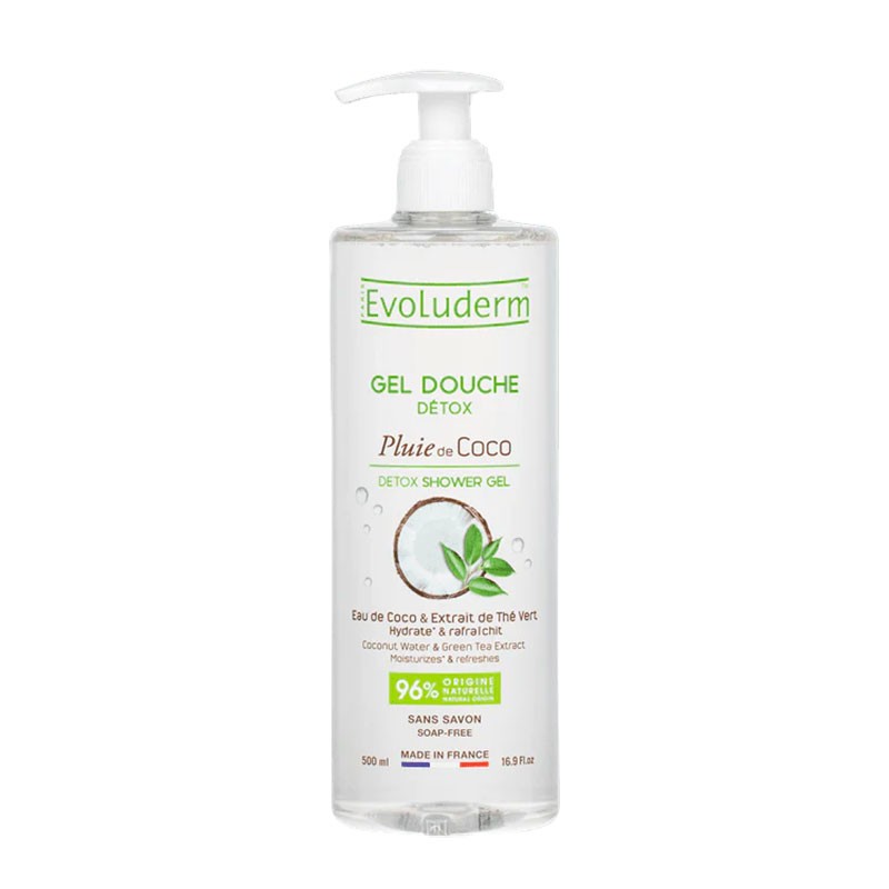 Evoluderm Detox Coco Green Tea Shower Gel
