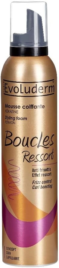 Evoluderm Boucles Ressort Frizz Control Curl Boosting Foam