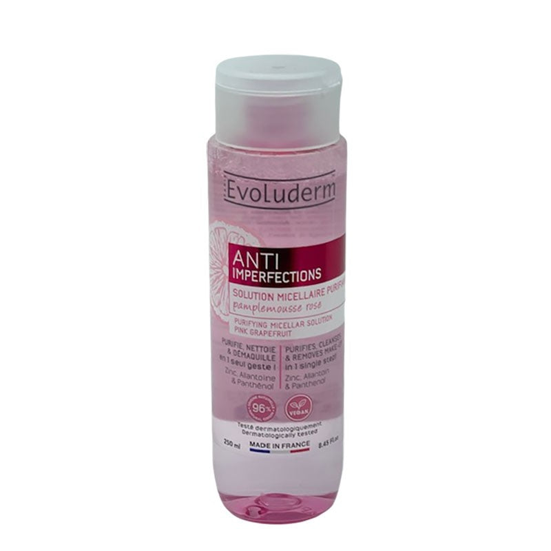 Evoluderm Anti Imperfection Purifying Micellar Solution Pink Grapefruit