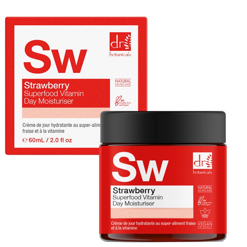 Dr Botanicals SW Strawberry Superfood Vitamin Day Moisturiser