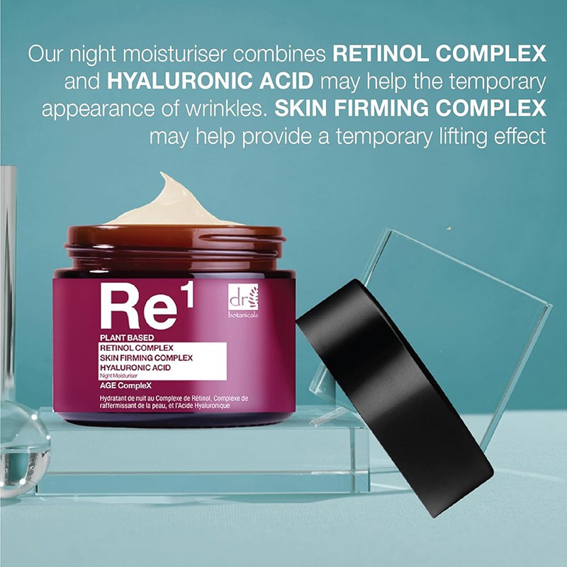 Dr Botanicals Re1 Retinol Complex Night Moisturiser