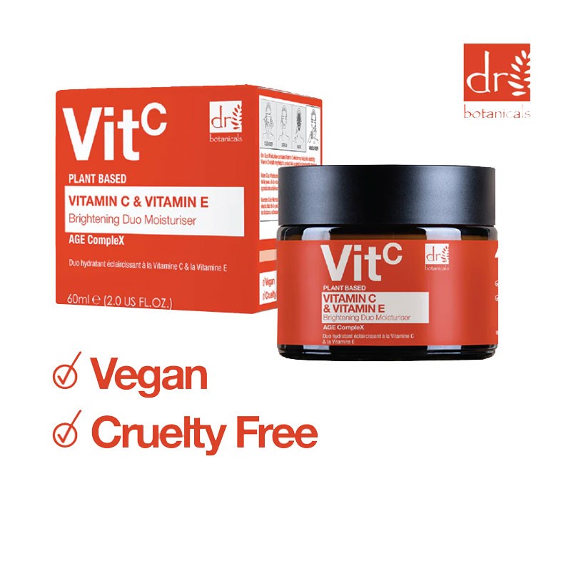 Dr Botanicals Vitamin C And Vitamin E Brightening Duo Moisturiser