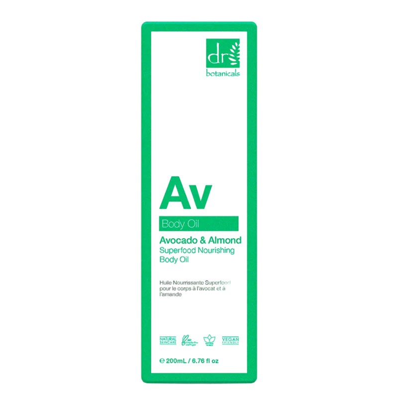 Dr Botanicals Avocado And Almond Superfood Nourishing Body Oil