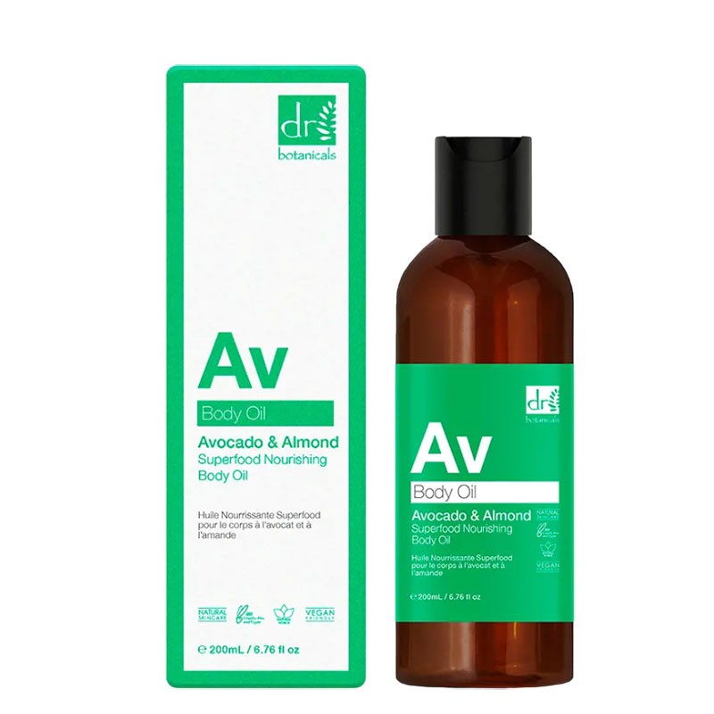 Dr Botanicals Avocado And Almond Superfood Nourishing Body Oil