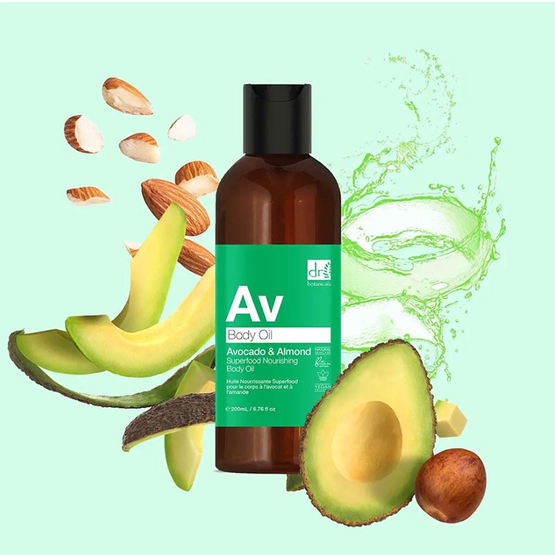 Dr Botanicals Avocado And Almond Superfood Nourishing Body Oil