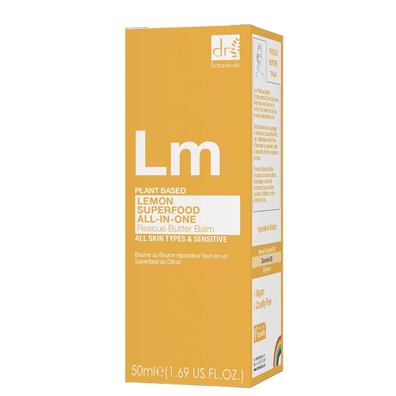 Dr Botanicals Lemon Superfood All In One Rescue Butter Balm