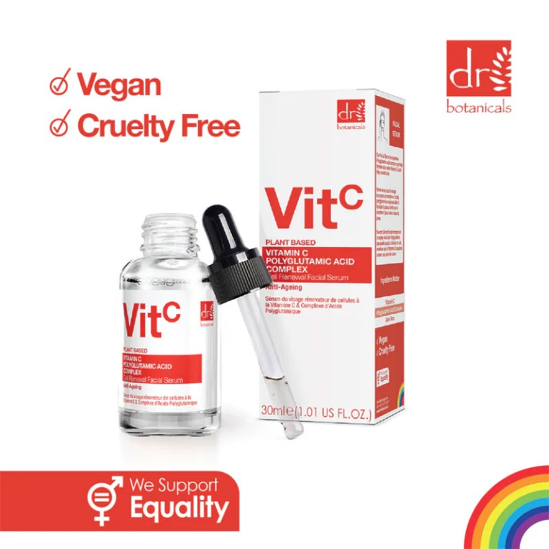 Dr Botanicals Vit C Polyglutamic Acid Advanced Renewal Facial Serum