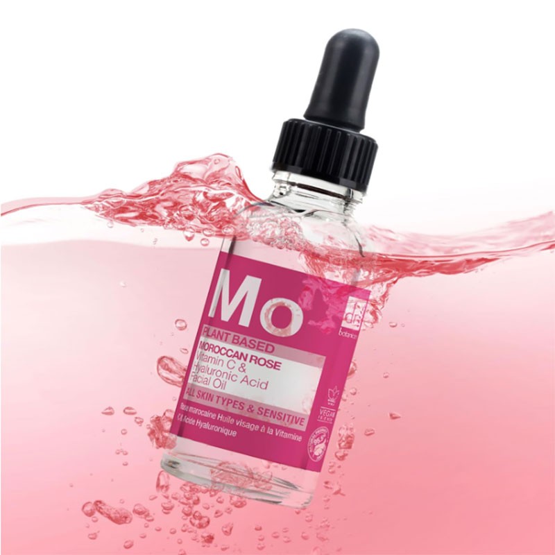 Dr Botanicals Moroccan Rose Vitamin C And Hyaluronic Acid Facial Oil